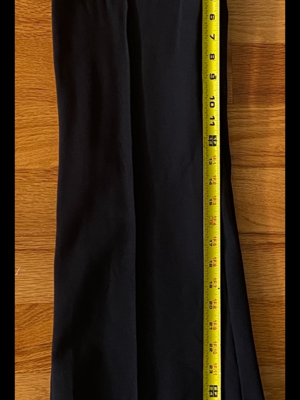 Spanx Perfect Pant Flare Leg High Rise Front Seam Ponte Trousers Black Size S - Picture 11 of 11